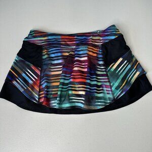 Athleta Skort Laser Beam Bustle Small Multicolor